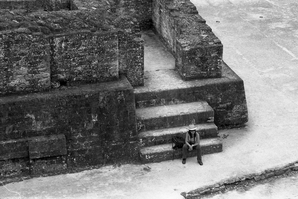 Resting in the ruins
