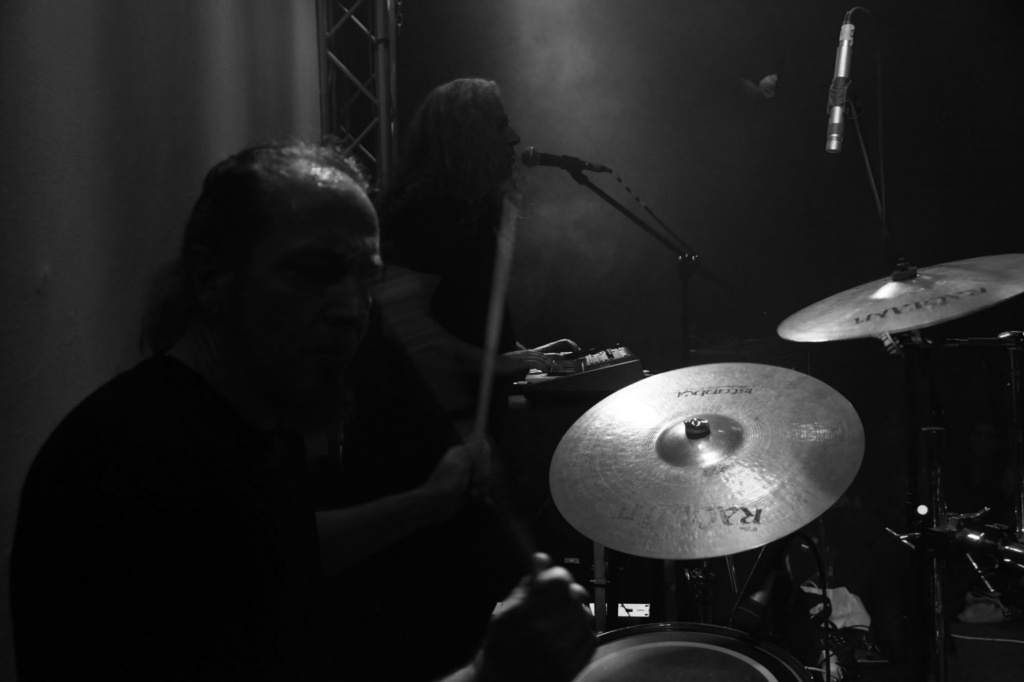 Thodoris Vlahakis on drums