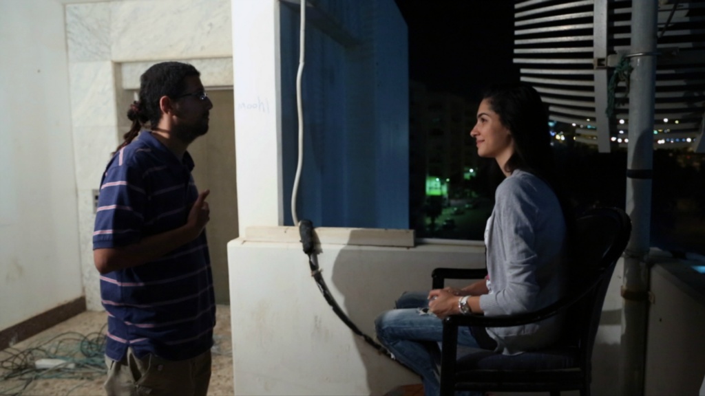 Preparations for an interview with Fairouz