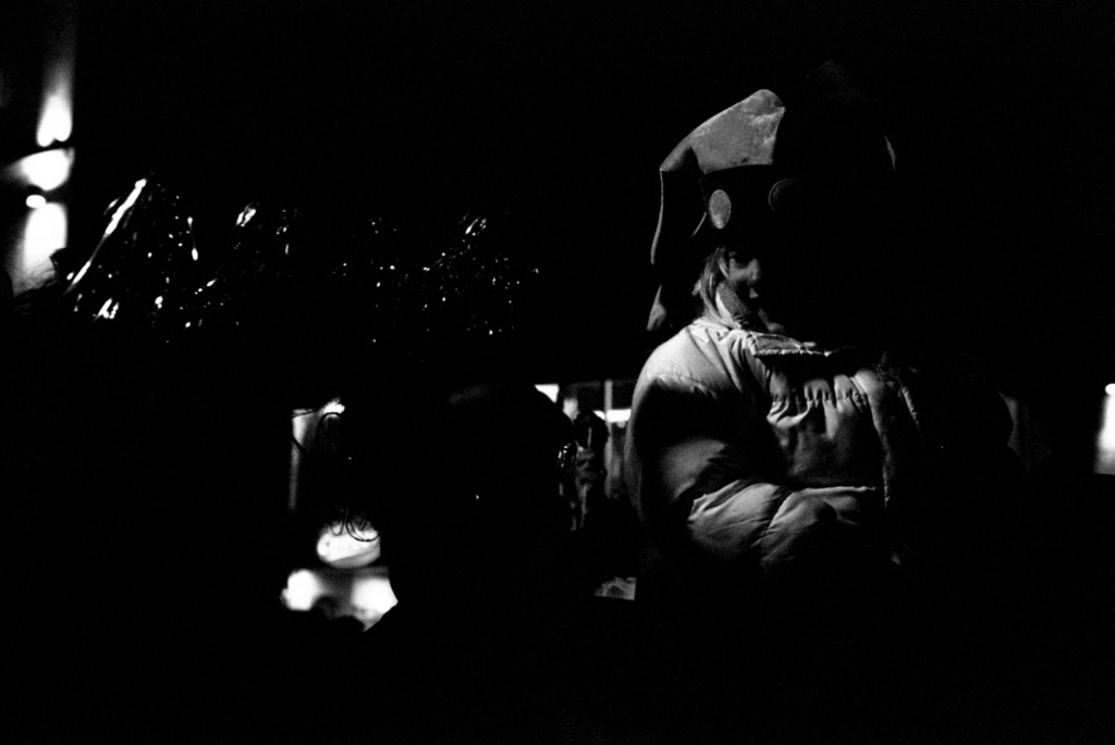 Kid during the torch race