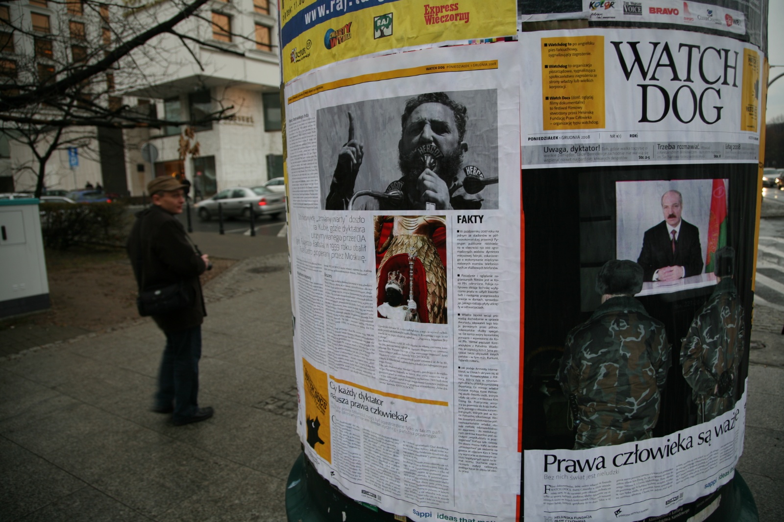 Warsaw 2008. Anticomunist propaganda posters