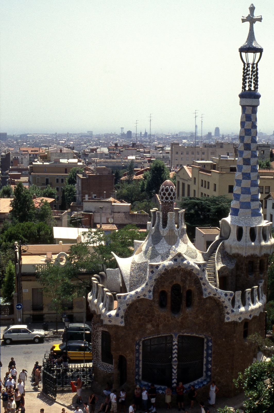 Park Güell 1. Entrance to the Park